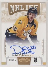 2013-14 Panini Playoff Contenders NHL Ink Gold 8/25 Daniel Bang #I-DBA Auto 0c2