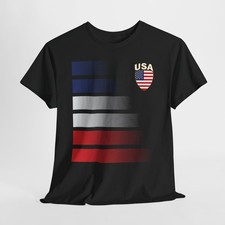 USA Flag Soccer Shirt, American Soccer 2026 Jersey Style Shirt