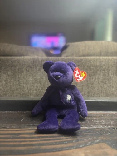 Vintage 1997 Ty Beanie Baby Princess Diana Bear With Tags Rare Collectible
