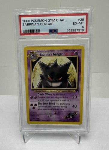 Sabrina's Gengar (Unlimited) graded PSA 6 for sale on eBay