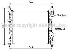 Radiateur Chevrolet SPARK