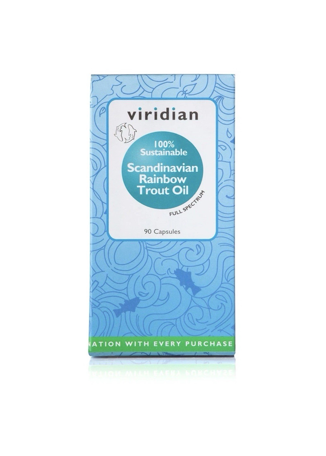 Viridian Scandinavian Rainbow Trout Oil 90 Softgels BBE 05/2028