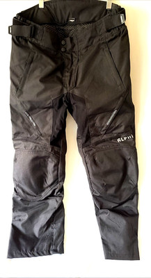 Alpha Cycle Gear Motorcycle Riding Pants Padded/Air Flow/ Removable Lining 36-38