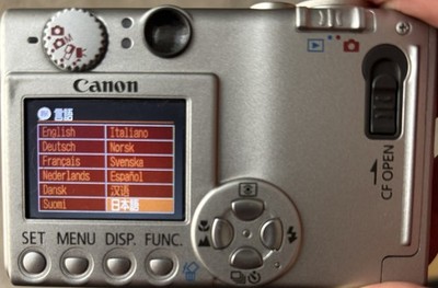Canon PowerShot S400 IXUS 400 IXY DIGITAL 400 CCD TESTED BOXED
