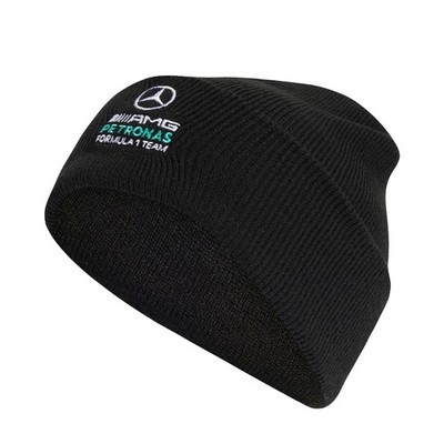 adidas Strickmütze Team schwarz Mercedes-AMG F1 PETRONAS ONE SIZE