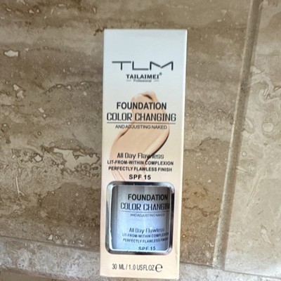 TLM Tailaimei Foundation Color Changing SPF 15 Buildable Luminous 30ml