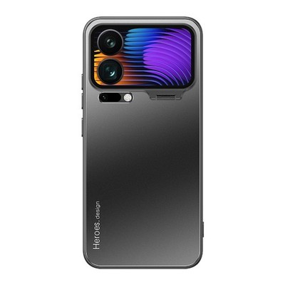 Metal Camera lens Stand shockproof Back case For Xiaomi 17 Pro Max / 17 Pro