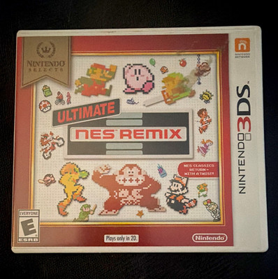 Nintendo Ultimate NES Remix Nintendo Selects 3DS w/ Case NTSC-U/C E 2014