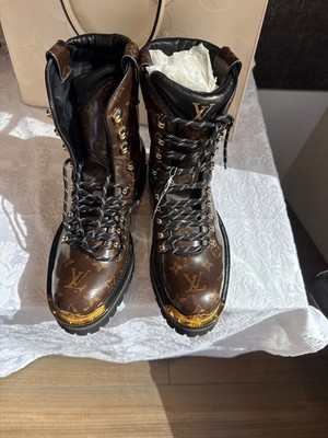 Louis Vuitton Paris Brown Monogram Outland Boots Size 8