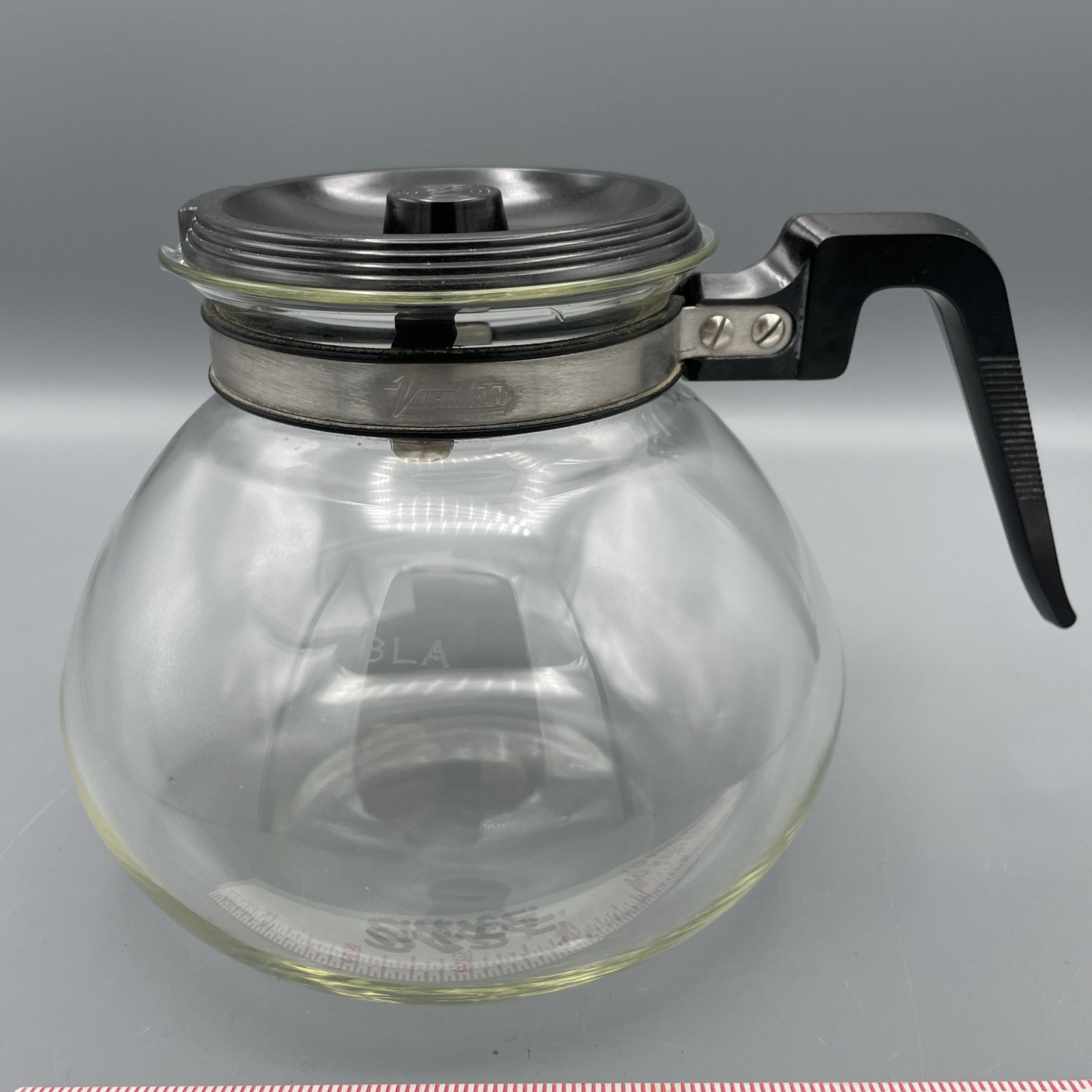 Vintage Pyrex Vaculator 8LA Glass Vacuum Coffee Pot With Lid Bottom Only