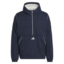 Adidas Beyond Twistweave Half Zip Filled Hoodie Jacke - Navy