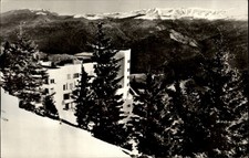 RPPC Hotel Cota 1400 Sinaia Romania vintage postcard a405