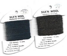 Silk N Wool Hand Washable Needlepoint Yarn 2 10 Yard Packs Rainbow Gallery Brown