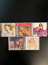 TAYLOR SWIFT CD LOT/5 2007-2014 BIG MACHINE EXLNT /LK NW COND LK NW CASES