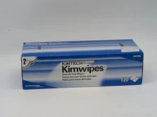 Kimtech Science Kimwipes Delicate Task Wipers - 2-Ply, 120 Wipes/Box
