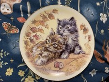 Playful Kittens Cat Plate Diane Matthes Design