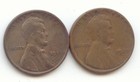2 Scarce Early Lincoln Wheat Cent,1911-S,1924-D,Both G-VGTrue Auction,No Reserve — photo 1