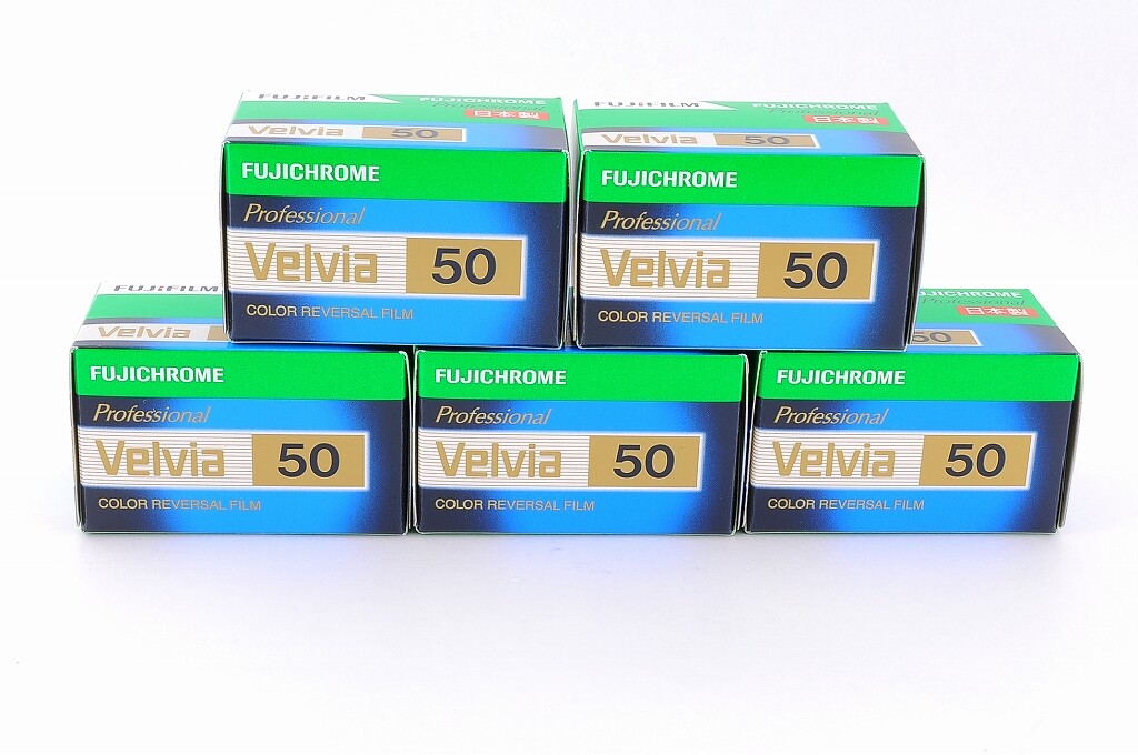 Fujifilm Velvia 50 ISO 35mm Color Reversal film 35mm [5Rolls