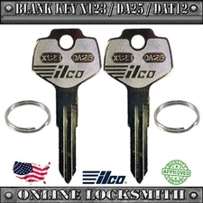 2 New Replacement Uncut Keys For Subaru & Nissan Vehicles Key Blade - X123/DA25