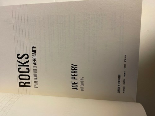 Joe Perry: Rocks, Signed 1st/1st HB w/DJ - Picture 7 of 11