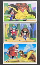 Dragon Ball Japanese Vintage Menko Cards Son Goku Master Roshi Anime Japan
