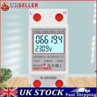 UK Digital Wattmeter 220V 230V Electrical Load Analyzer 50 60Hz Indoor Installat