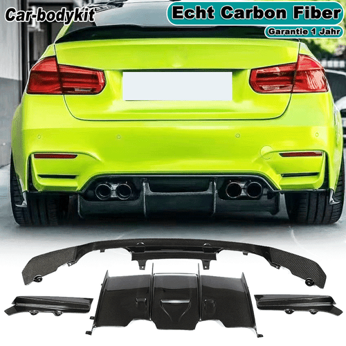 Carbon Heckdiffusor Heckschürze Diffusor Spoiler für BMW M3 F80 M4 F82 F83 14-19 - Bild 1 von 12