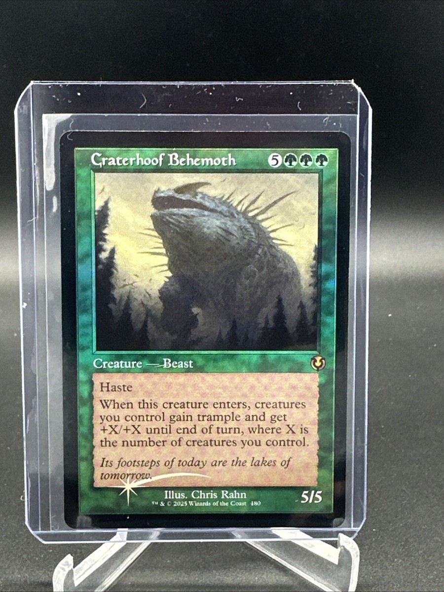 Innistrad Remastered Craterhoof Behemoth Retro Foil #480 | eBay
