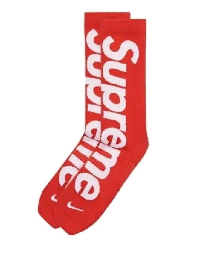 Supreme Nike Lightweight Crew Socks Size 5 Red (1 pack) UK 11 46 48