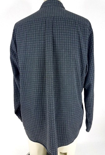 J. Crew Mens Large Dress Shirt Gray Checks Long Sleeved Button Down Cotton - Picture 6 of 10