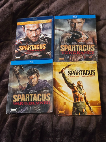 Spartacus Complete TV Series Season 1-4 BLUE RAY,