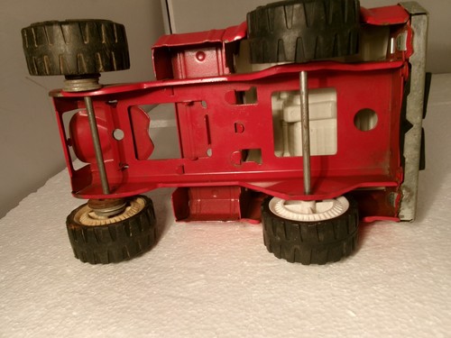 1960's 1970's vintage Red Tonka semi cab over construction cabover truck tractor - Picture 12 of 12