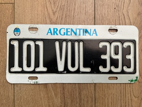 ARGENTINA TRAILER license plate - 101 VUL 393