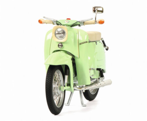 1:10 Schuco Simson For Schwalbe KR51/1 light green motorcycle - Picture 3 of 7