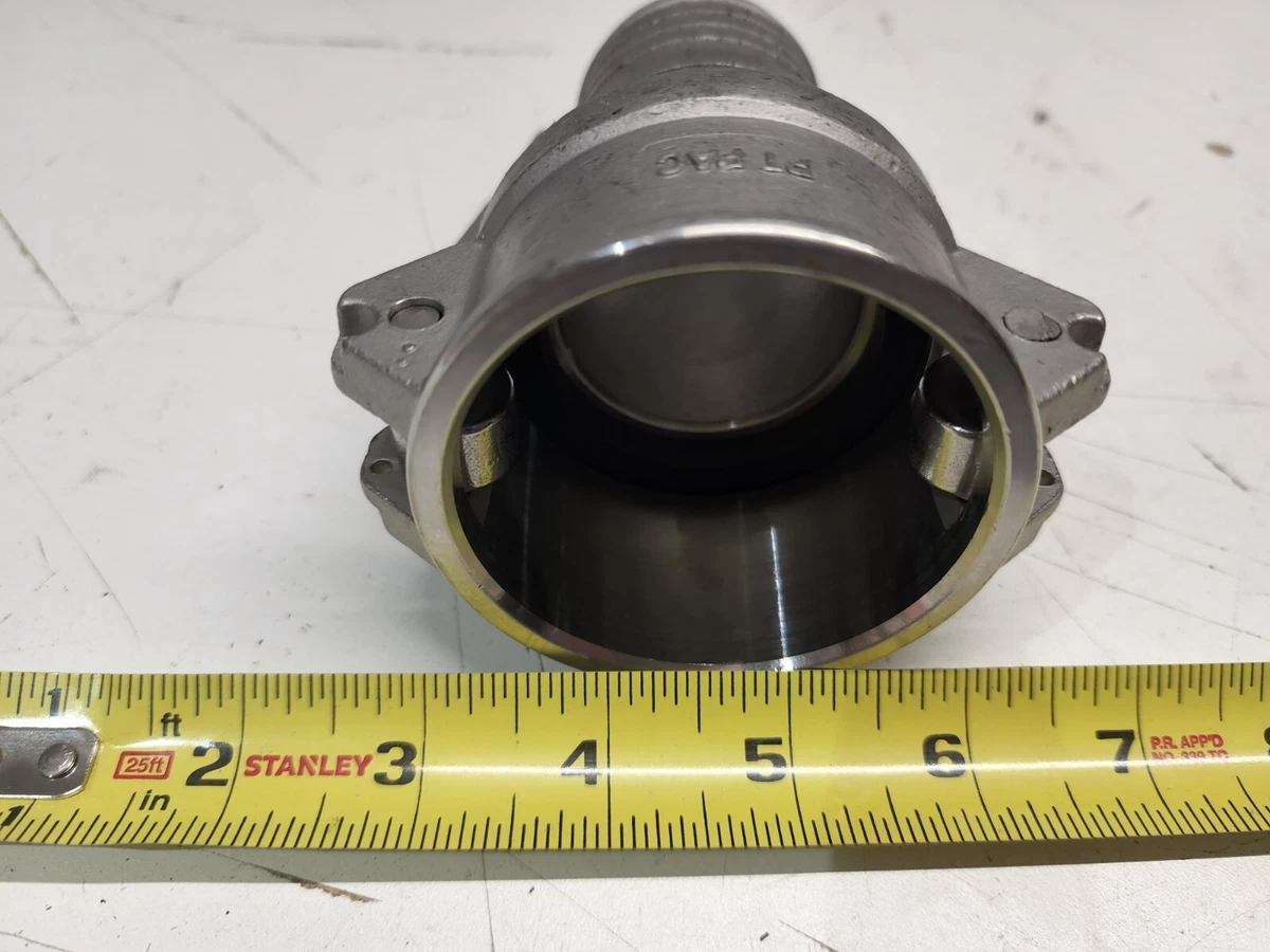 PT 200-C 2 Female Cam and Groove x Male Hose Shank 316 Stainless Steel New  | eBay