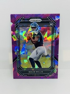 2022 Panini Prizm MALIK WILLIS Rookie Purple Ice /225 Titans Packers RC #303