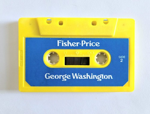 VINTAGE SPELLBINDER CASSETTE TAPE #3 - GEORGE WASHINGTON 1980's 70s FISHER PRICE - Picture 2 of 2