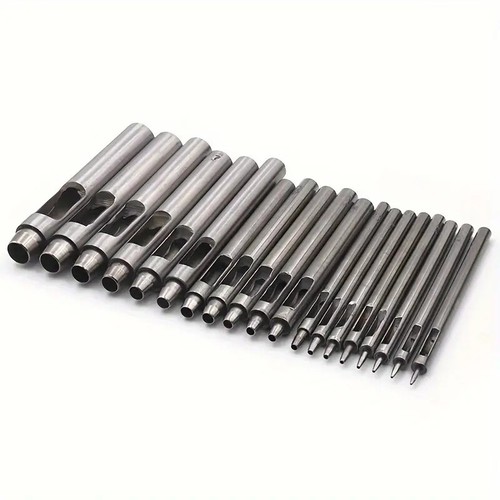 0.5mm to 10mm Precision Hollow Punch Tools Leather Plastic Gasket Hole Cutter - Picture 3 of 45