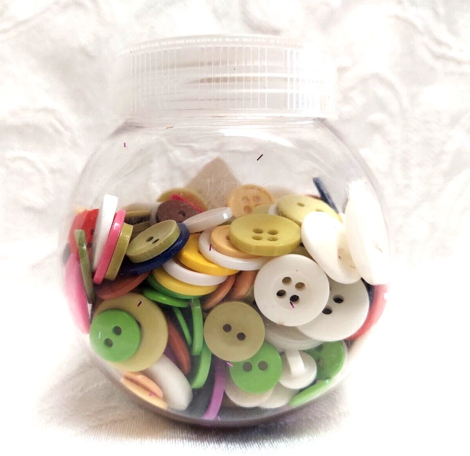 5 - Tarro de botones Blumenthal Lansing rojo, blanco, azul y mixto Foto 4 de 4