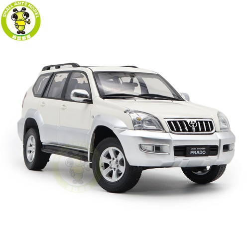 1/18 Toyota Land Cruiser Prado GX White Diecast Model Car Gifts For Friends - Picture 5 of 13