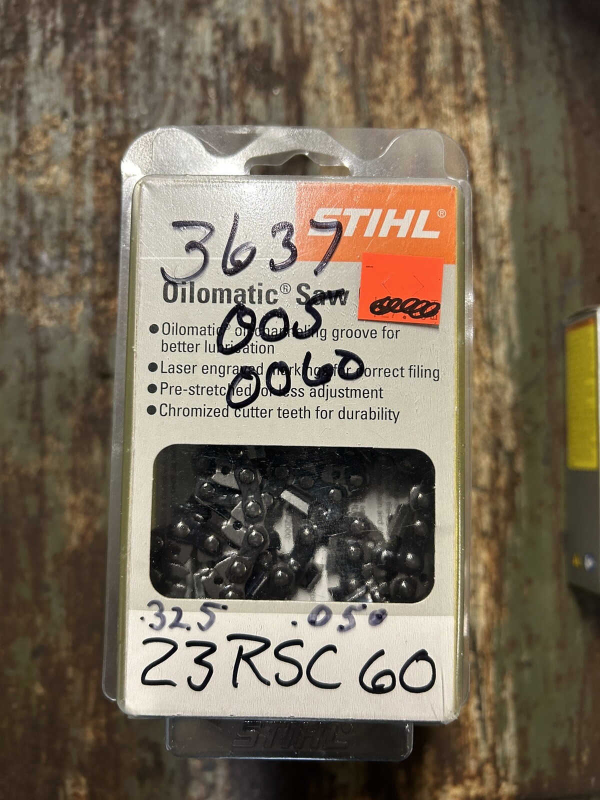 Stihl OEM Chainsaw Chain Replacement Part 3637 005 0060