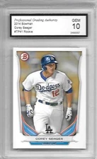 COREY SEAGER RC 2014 BOWMAN OPENING DAY SPECIAL ROOKIE CARD GRADED GEM MT PGA10!