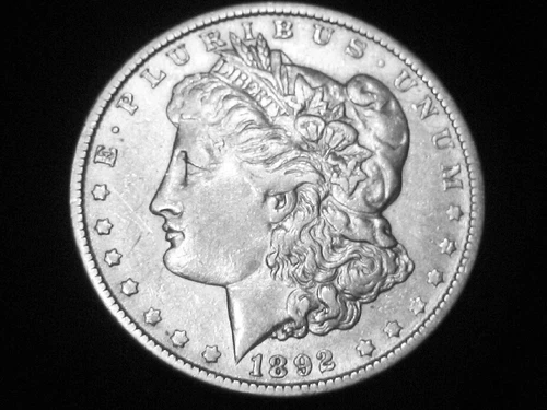 1892-O Morgan Dollar --- Extra Fine +++ / AU
