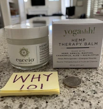 Cuccio SOMATOLOGY yogahhh! Naturlé  Therapy Muscle Balm 2oz/60mL Full Sz $54