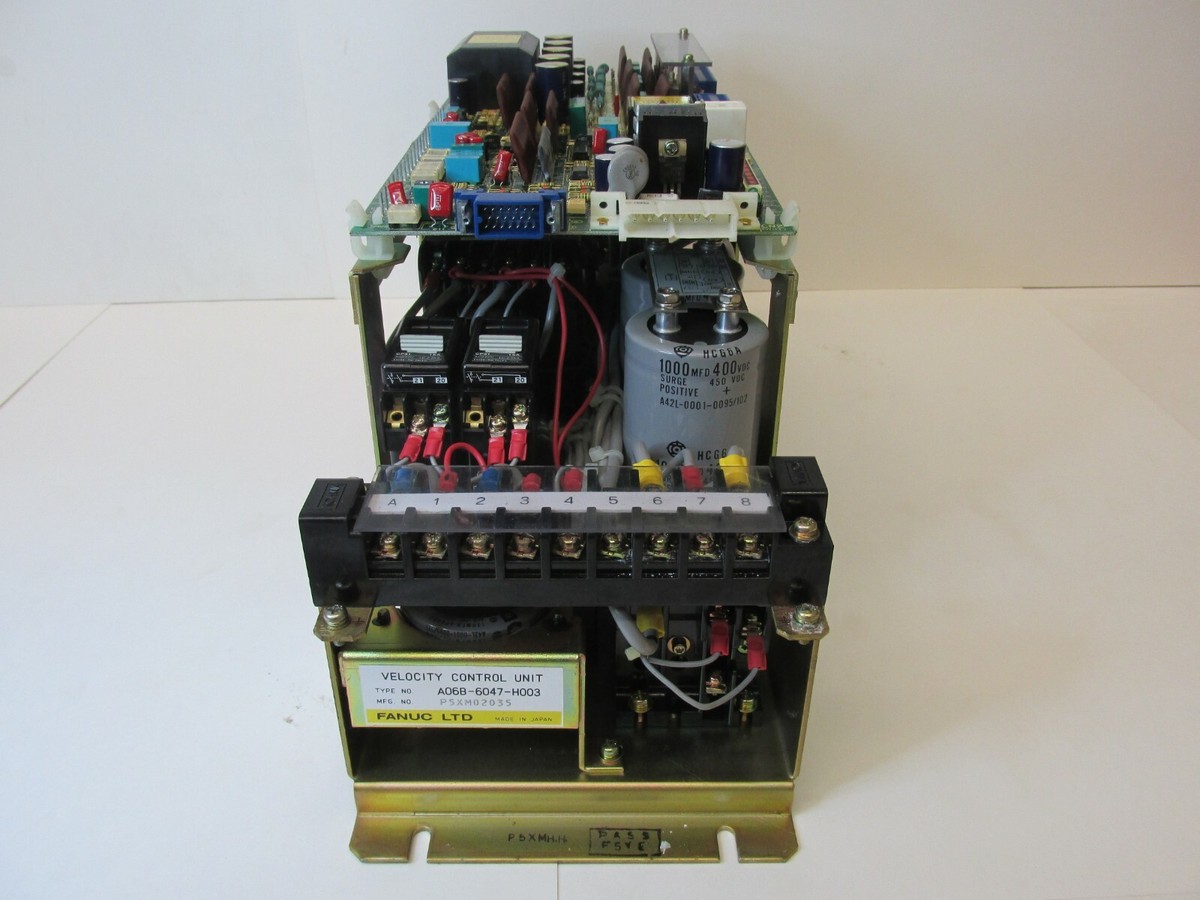 Fanuc LTD Velocity Control Unit A06B-6047-H003 A44L-0001 Fanuc LTD Velocity Control Unit A06B-6047-H003 A44L-0001