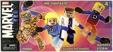 Marvel Universe Minimates Fantastic Four 4 Figure Set NEW Mint Box! Thing~Mister