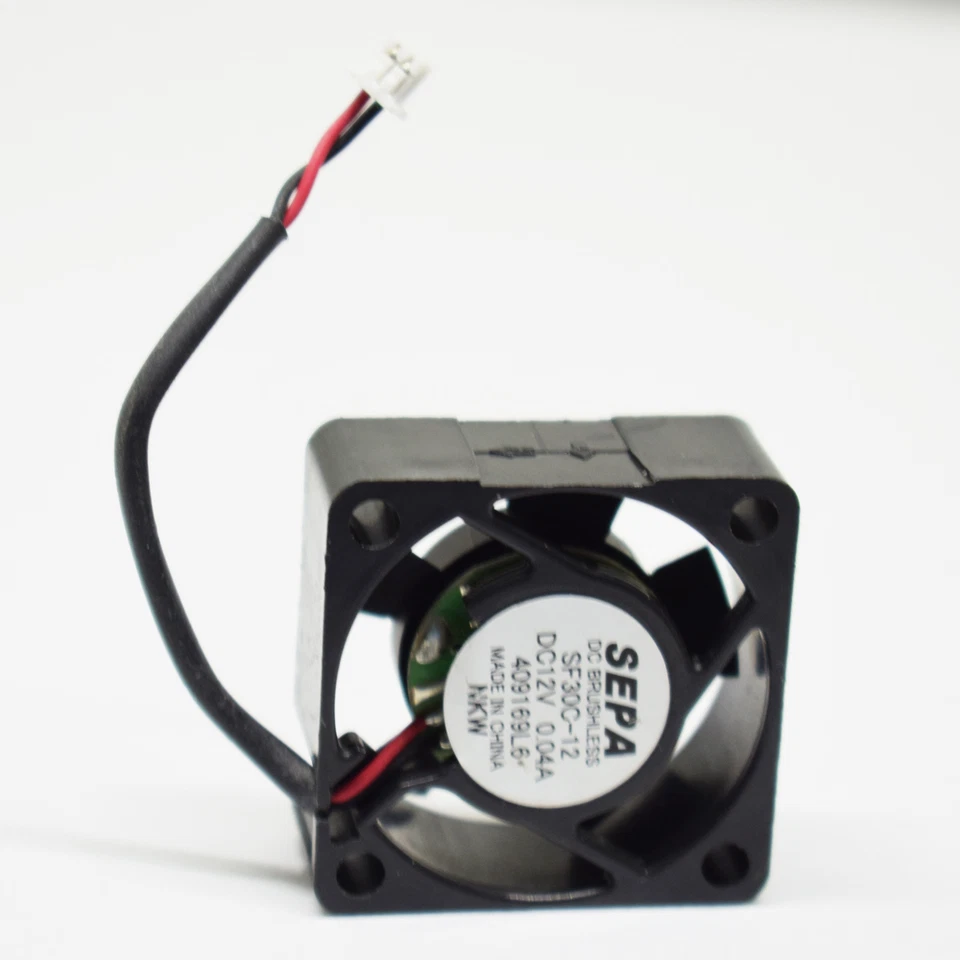 5pcs SEPA SF30C-12 12V 0.04A DC Cooling Fan 30x30x12mm 30mm 2pin Connectors - Image 4 of 4