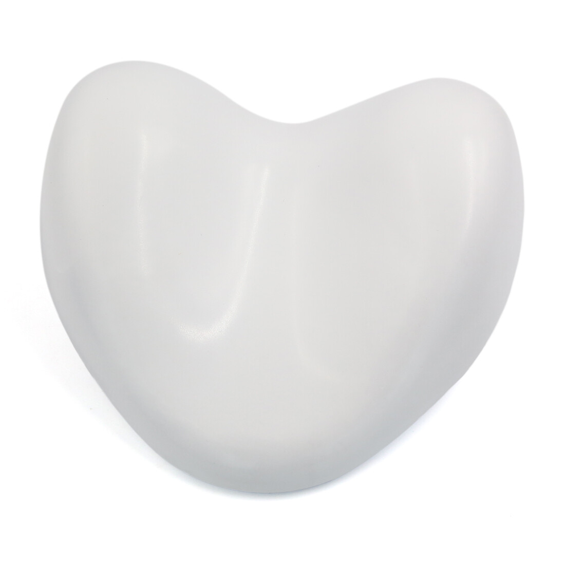 White Heart Shape Soft Spa Bath Pillow Neck Back Support Cushion