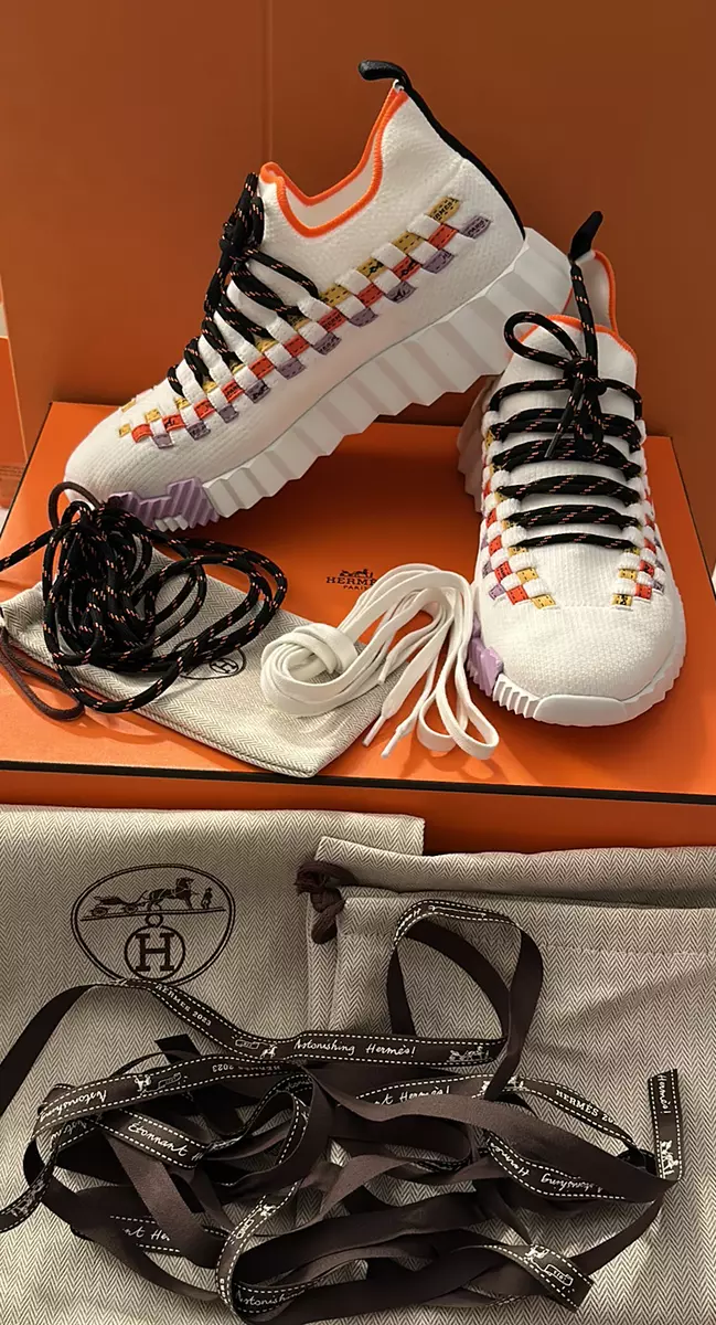 Sneakers orange 2025 femme