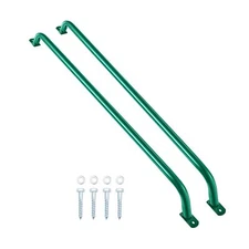 Lounsweer 2 Pieces Playground Accessories Metal Green Safety Handles Playhous...
